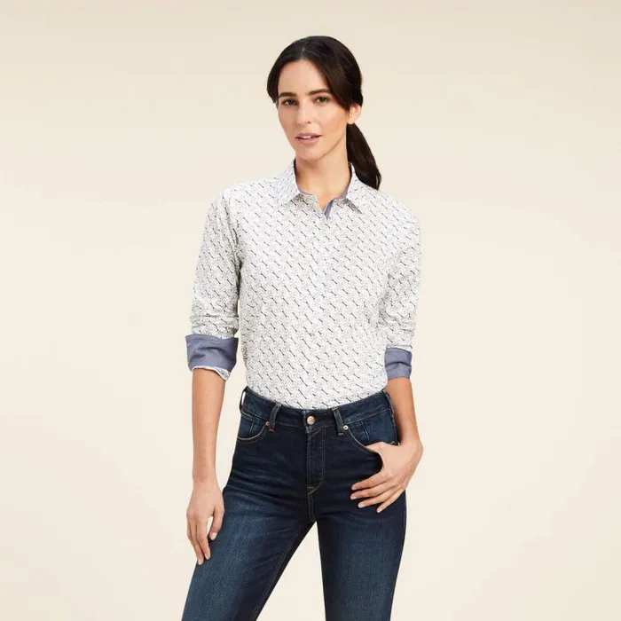 Women TShirts and Tops Ariat Tomales Shirt Bit Print