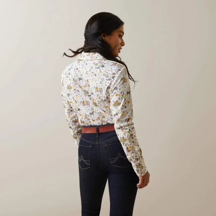 Women TShirts and Tops Ariat Tomales Shirt Folkore Print