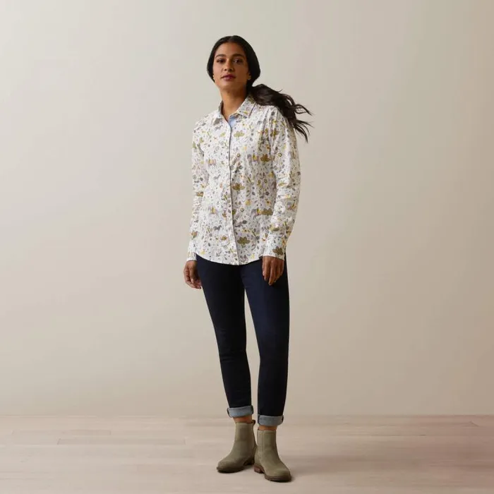 Women TShirts and Tops Ariat Tomales Shirt Folkore Print