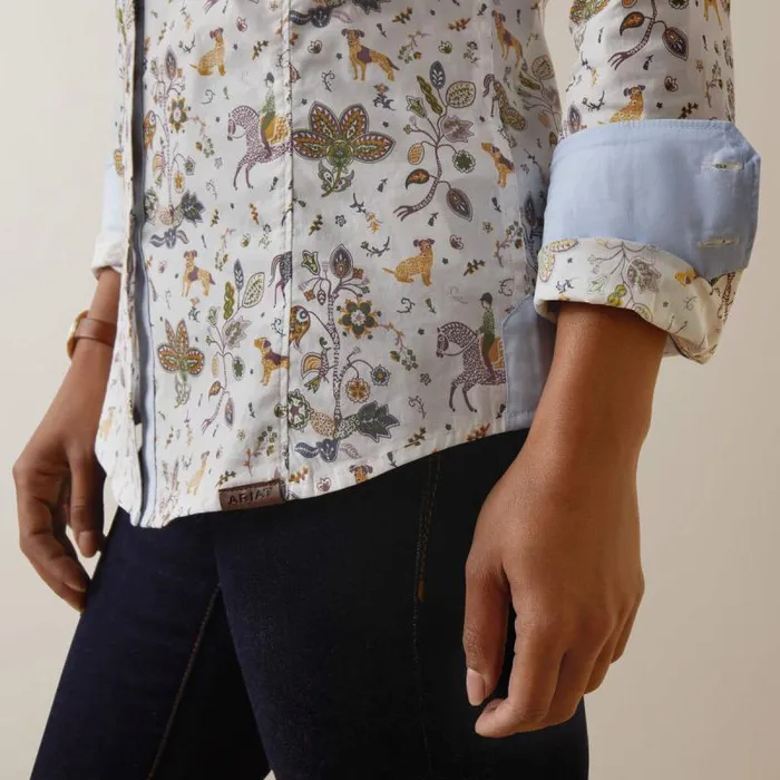 Women TShirts and Tops Ariat Tomales Shirt Folkore Print