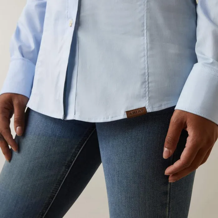 Women TShirts and Tops Ariat Tomales Shirt Powder Blue Women TShirts and Tops Ariat Tomales Shirt Powder Blue