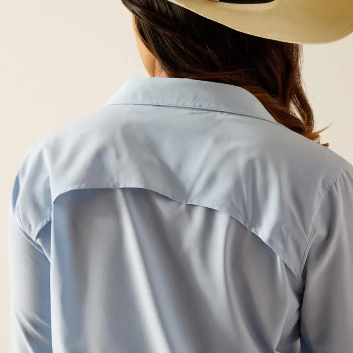 Women TShirts and Tops Ariat VentTEK Stretch Shirt Chambray Blue Women TShirts and Tops Ariat VentTEK Stretch Shirt Chambray Blue