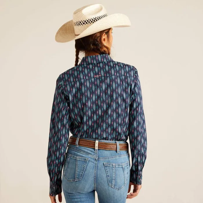 Women TShirts and Tops Ariat Wrinkle Resist Team Kirby Stretch Shirt Backwoods Ikat Women TShirts and Tops Ariat Wrinkle Resist Team Kirby Stretch Shirt Backwoods Ikat