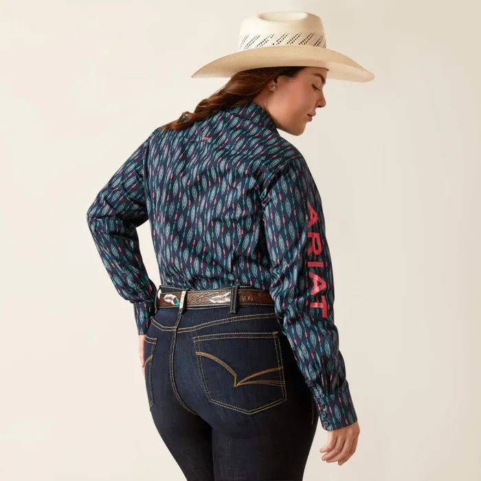 Women TShirts and Tops Ariat Wrinkle Resist Team Kirby Stretch Shirt Backwoods Ikat Women TShirts and Tops Ariat Wrinkle Resist Team Kirby Stretch Shirt Backwoods Ikat