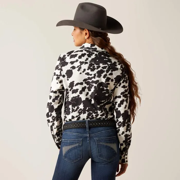 Women TShirts and Tops Ariat Wrinkle Resist Team Kirby Stretch Shirt Cow Women TShirts and Tops Ariat Wrinkle Resist Team Kirby Stretch Shirt Cow
