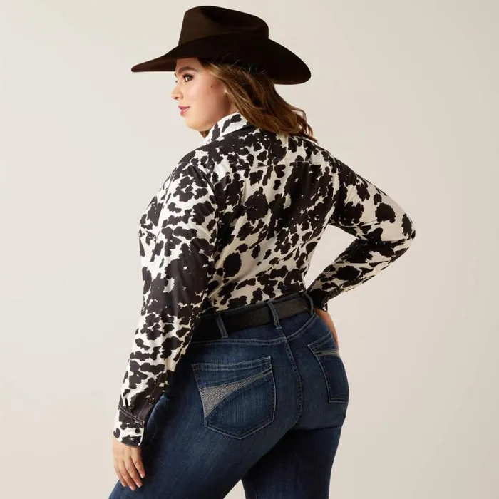 Women TShirts and Tops Ariat Wrinkle Resist Team Kirby Stretch Shirt Cow Women TShirts and Tops Ariat Wrinkle Resist Team Kirby Stretch Shirt Cow