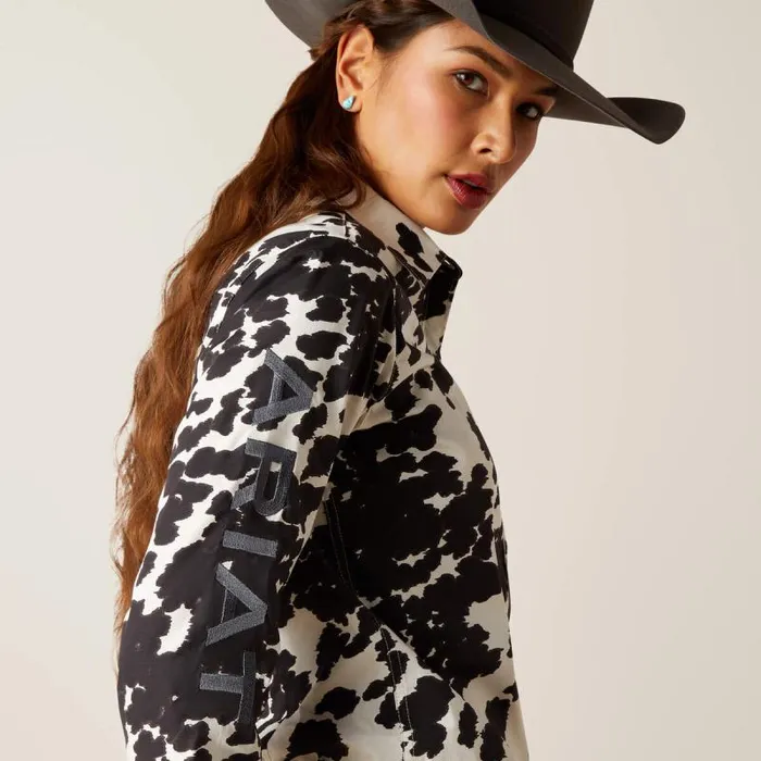 Women TShirts and Tops Ariat Wrinkle Resist Team Kirby Stretch Shirt Cow Women TShirts and Tops Ariat Wrinkle Resist Team Kirby Stretch Shirt Cow