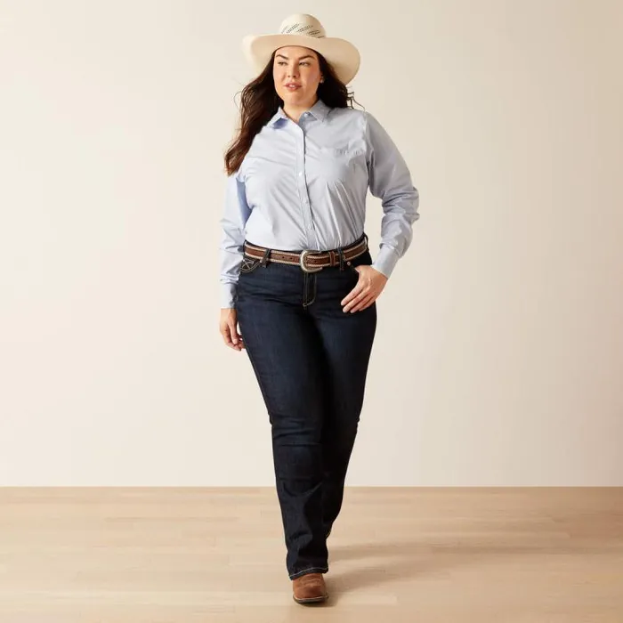 Women TShirts and Tops Ariat Wrinkle Resist Team Kirby Stretch Shirt Ultramarine Stripe Women TShirts and Tops Ariat Wrinkle Resist Team Kirby Stretch Shirt Ultramarine Stripe
