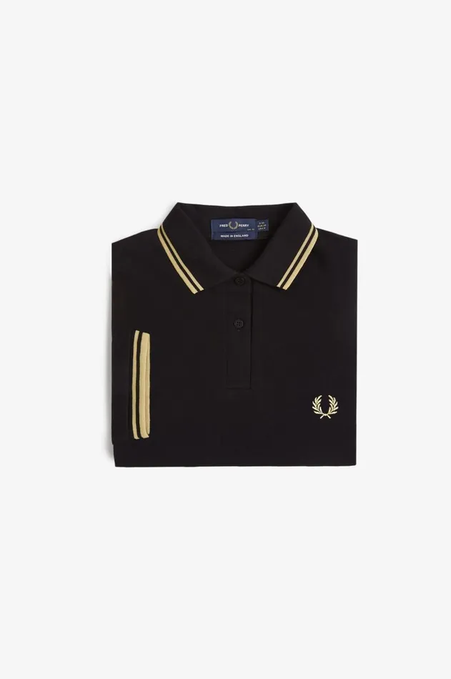 Women TShirts and Tops Fred Perry G12 Blackchampagnechampagne