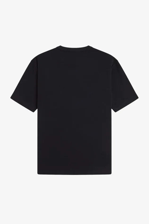 Women TShirts and Tops Fred Perry Metallic Laurel Wreath TShirt Black