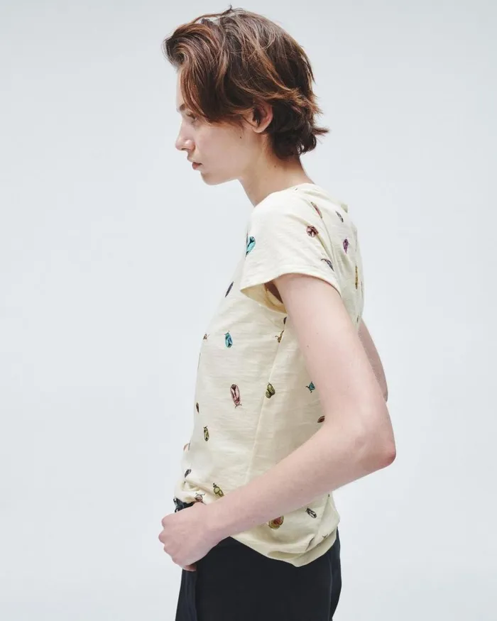 Women TShirts Rag 038 Bone Beetle Tee Beige