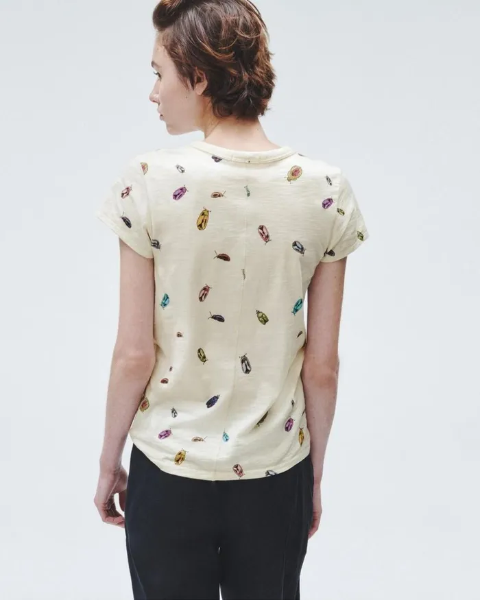 Women TShirts Rag 038 Bone Beetle Tee Beige