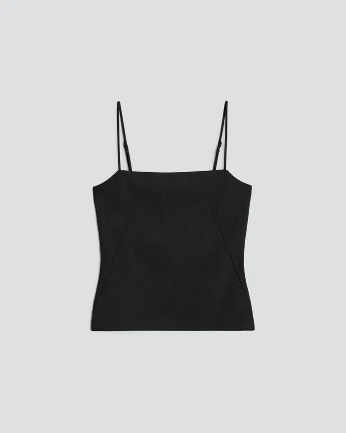 Women TShirts Rag 038 Bone Irina Ponte Cami Black