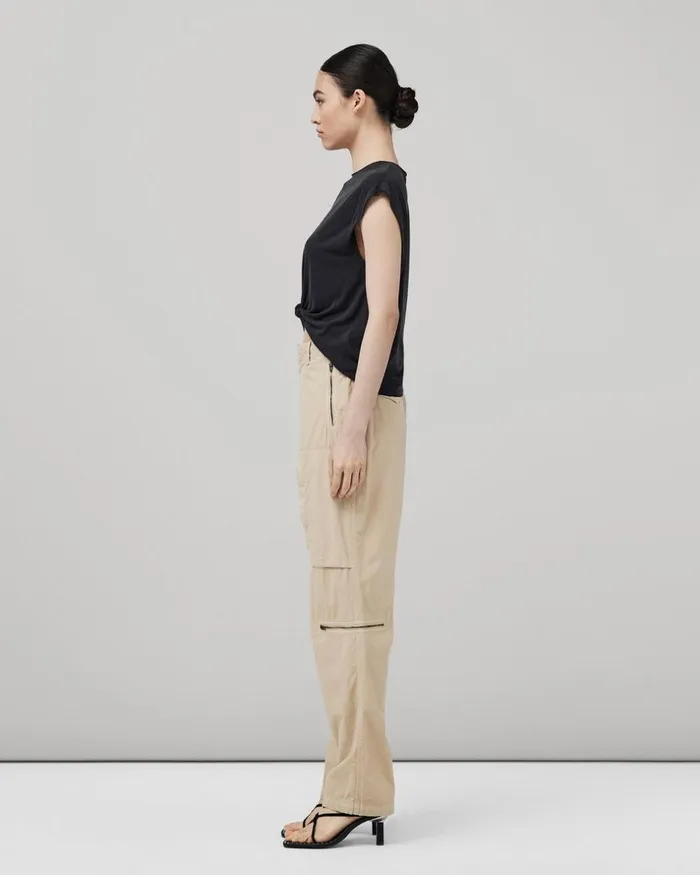 Women TShirts Rag 038 Bone Jenna Tee Black