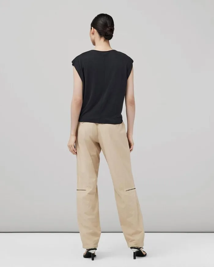 Women TShirts Rag 038 Bone Jenna Tee Black