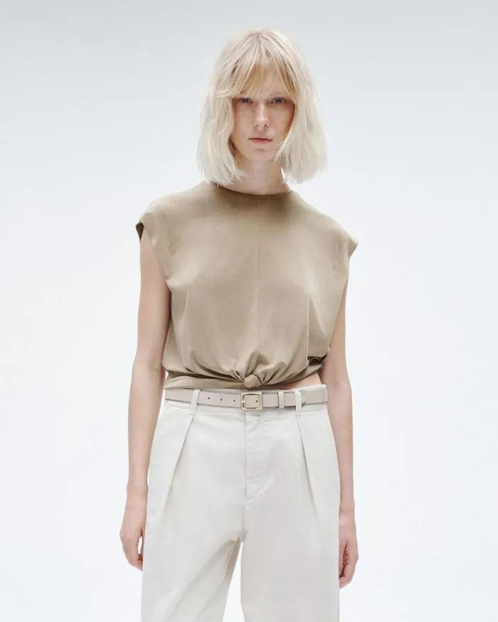 Women TShirts Rag 038 Bone Jenna Tee Sage