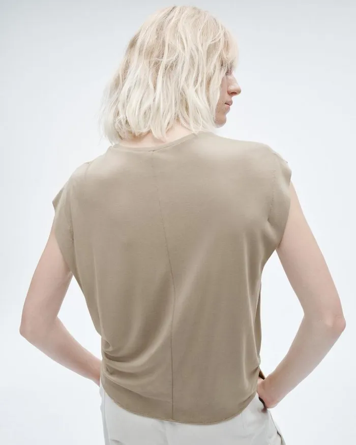 Women TShirts Rag 038 Bone Jenna Tee Sage