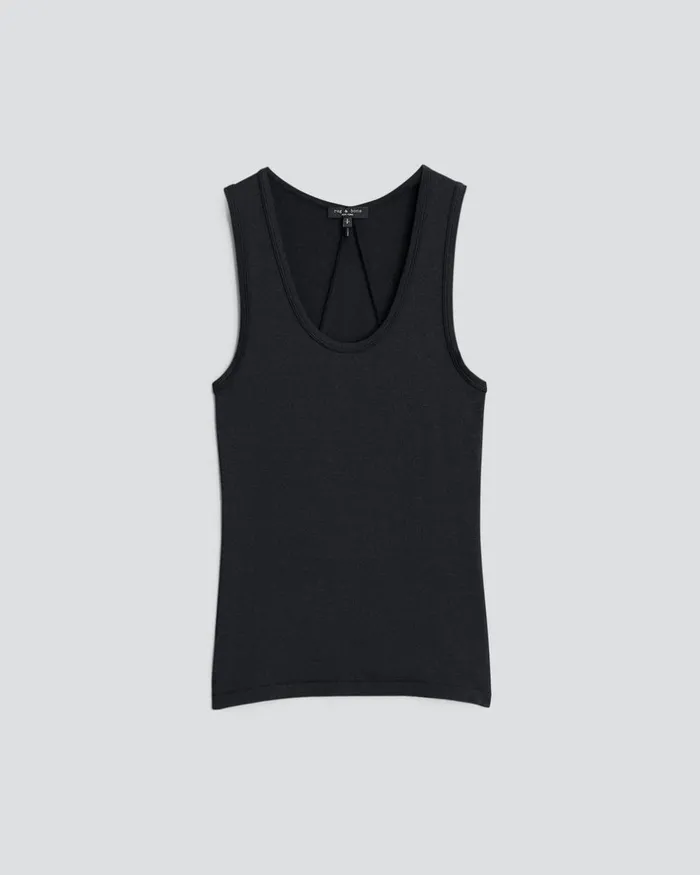 Women TShirts Rag 038 Bone Luca Tank Black