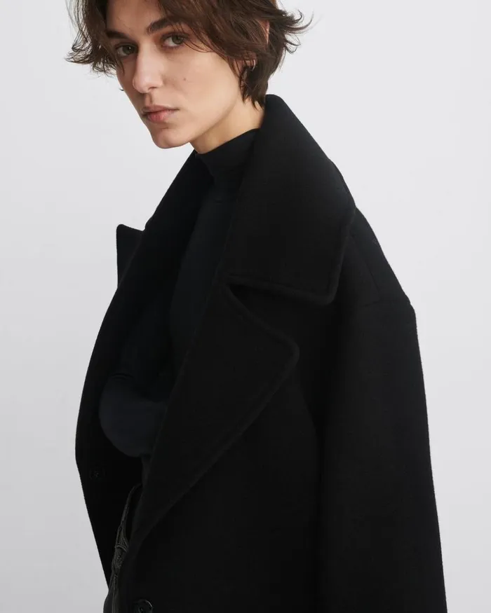 Women TShirts Rag 038 Bone Luca Turtleneck Black