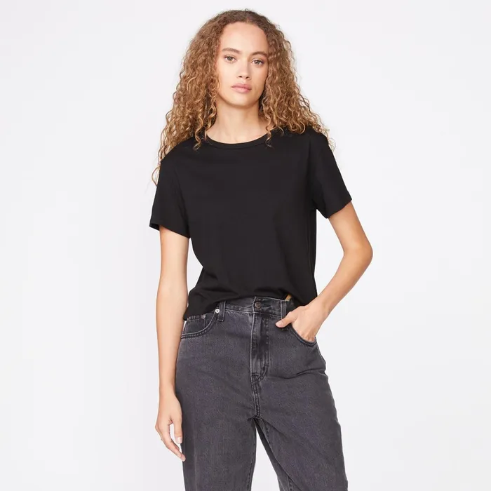 Women Tees MONROW 50039s Vintage Tee Black