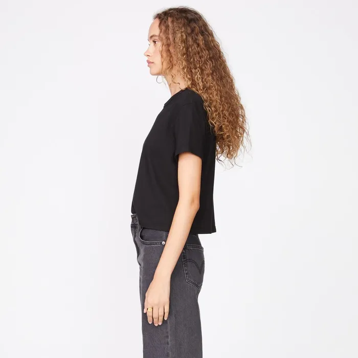 Women Tees MONROW 50039s Vintage Tee Black