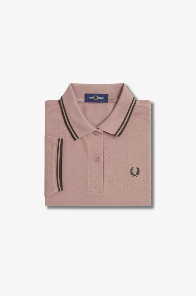 Women The Fred Perry Shirt Fred Perry G3600 Dark Pinknight Greennight Green