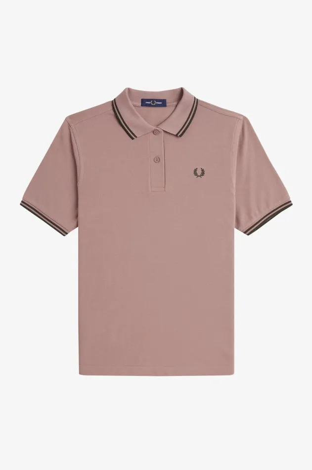Women The Fred Perry Shirt Fred Perry G3600 Dark Pinknight Greennight Green