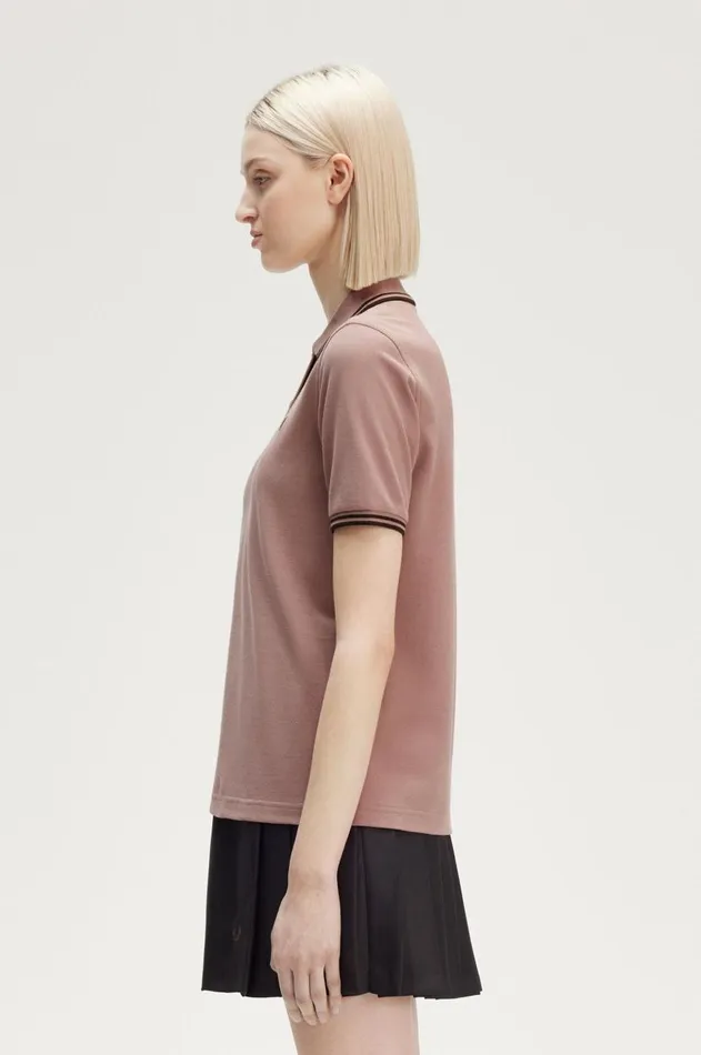 Women The Fred Perry Shirt Fred Perry G3600 Dark Pinknight Greennight Green