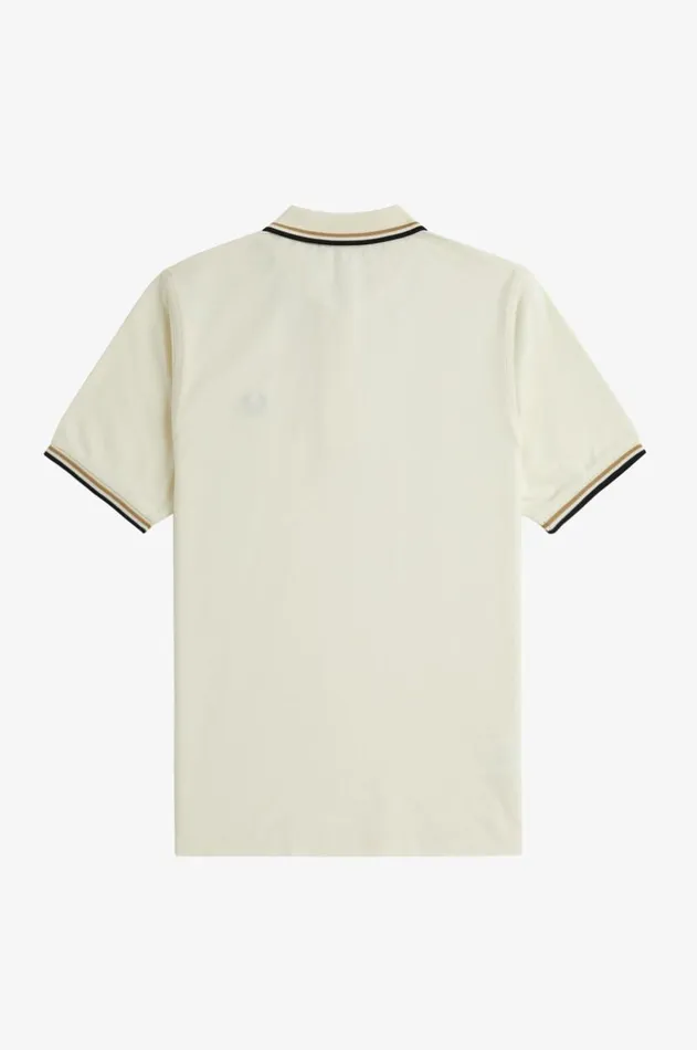 Women The Fred Perry Shirt Fred Perry G3600 Ecruwarm Stoneblack