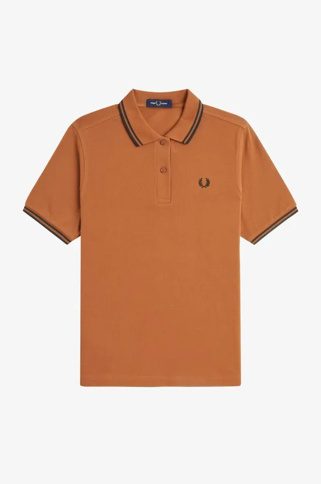 Women The Fred Perry Shirt Fred Perry G3600 Marmaladeblackblack
