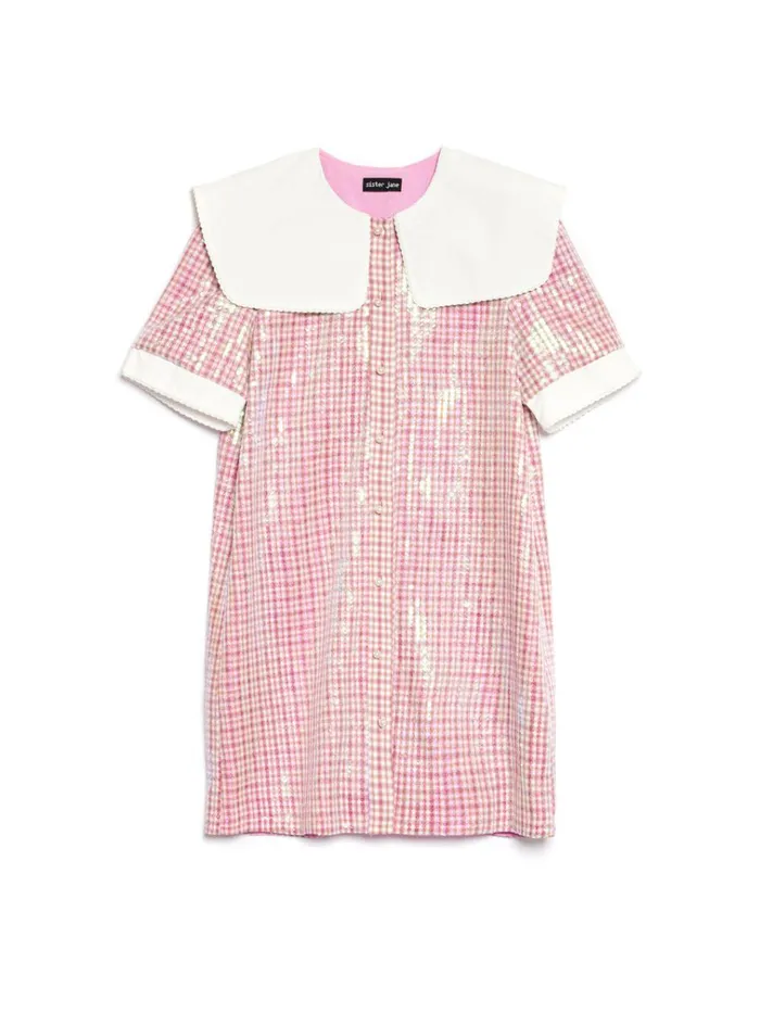 Women Toffee Sequin Mini Dress Guava Pink Sister Jane Dresses