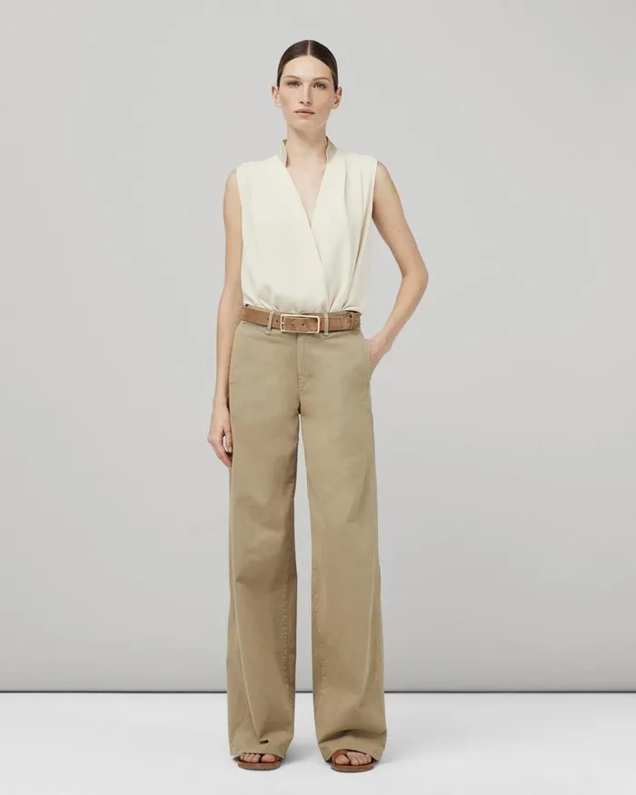 Women Tops Rag 038 Bone Meredith Satin Blouse Ivory