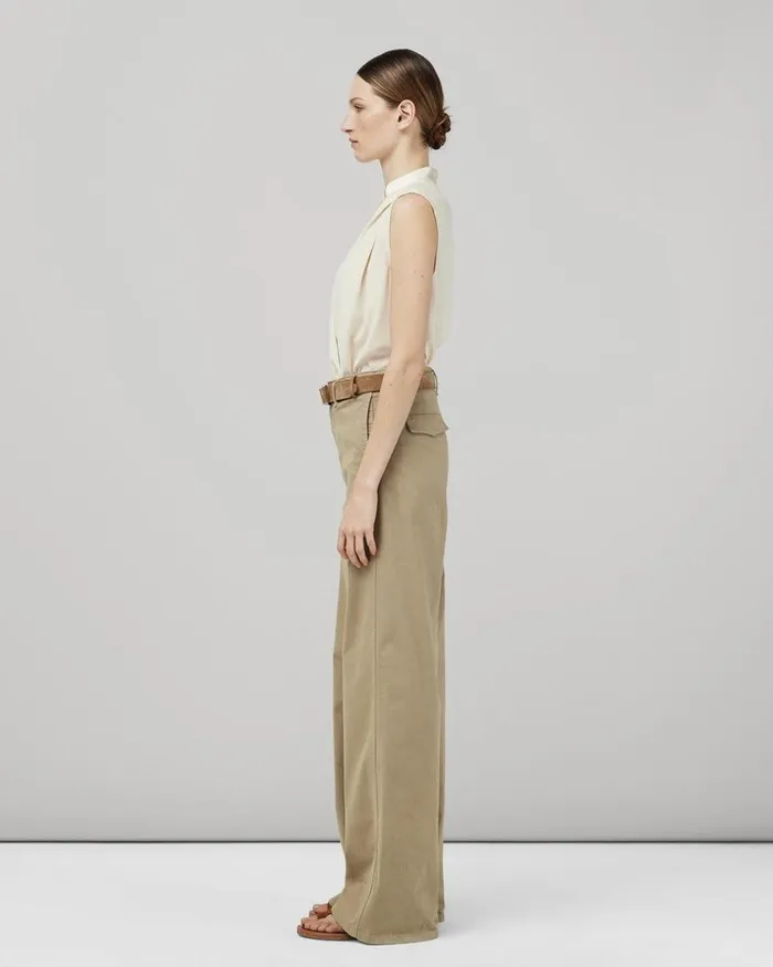 Women Tops Rag 038 Bone Meredith Satin Blouse Ivory