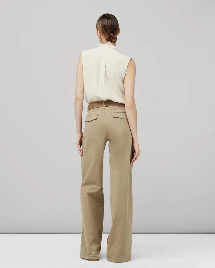 Women Tops Rag 038 Bone Meredith Satin Blouse Ivory