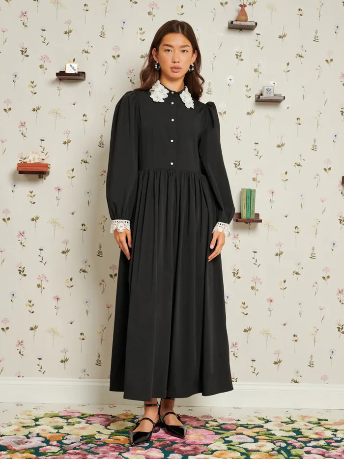 Women Tribute Midi Dress Raven Black Sister Jane Dresses