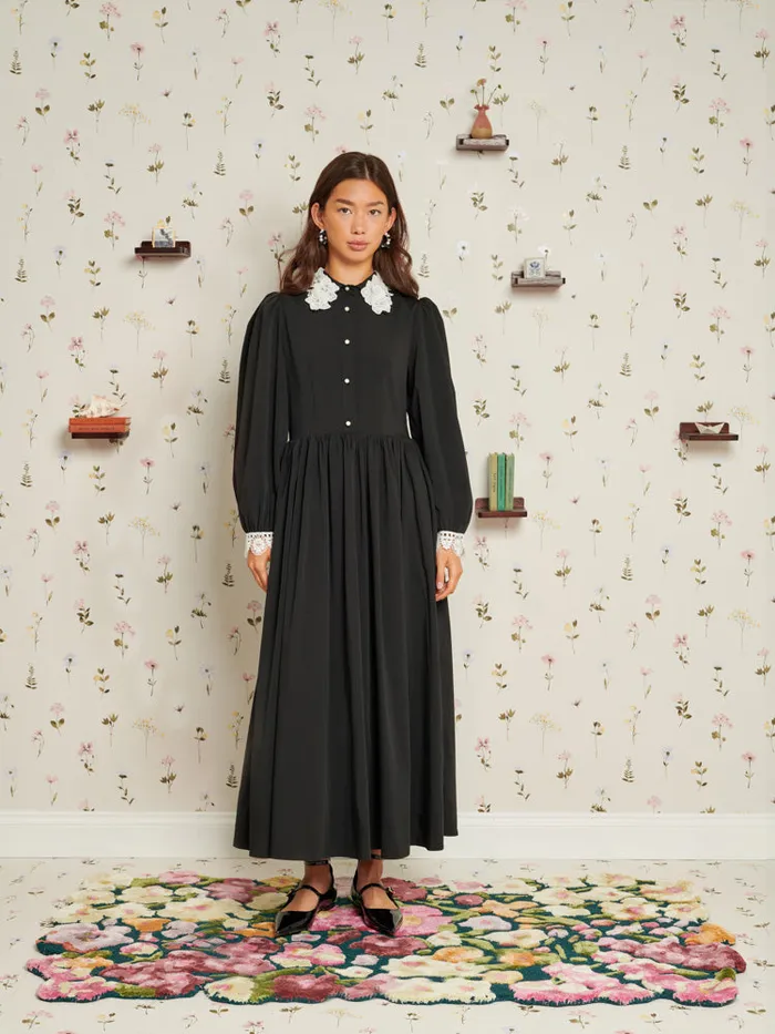 Women Tribute Midi Dress Raven Black Sister Jane Dresses
