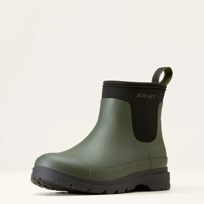 Women Waterproof Boots Ariat Kelmarsh Shortie Rubber Boot Dark Olive
