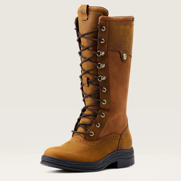 Women Waterproof Boots Ariat Wythburn II Waterproof Boot Weathered Brown
