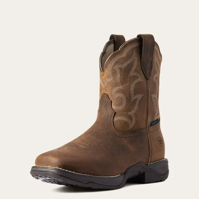 Women Western Boots Ariat Anthem Shortie II Waterproof Western Boot Distressed Brown Women Western Boots Ariat Anthem Shortie II Waterproof Western Boot Distressed Brown