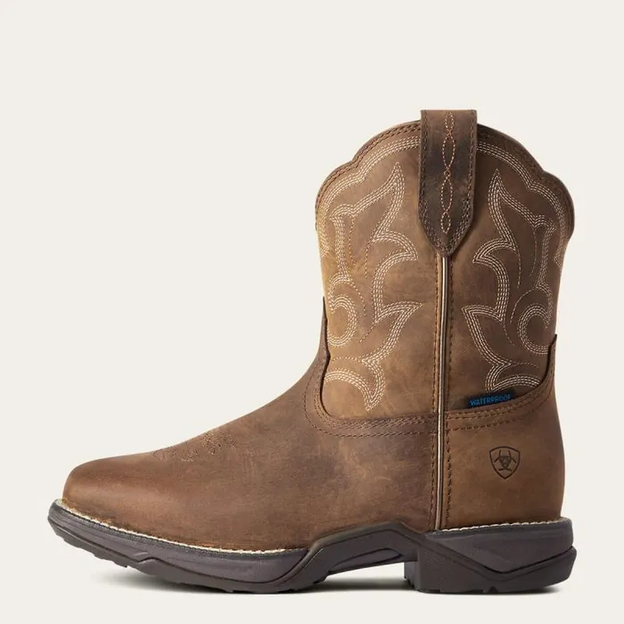 Women Western Boots Ariat Anthem Shortie II Waterproof Western Boot Distressed Brown Women Western Boots Ariat Anthem Shortie II Waterproof Western Boot Distressed Brown