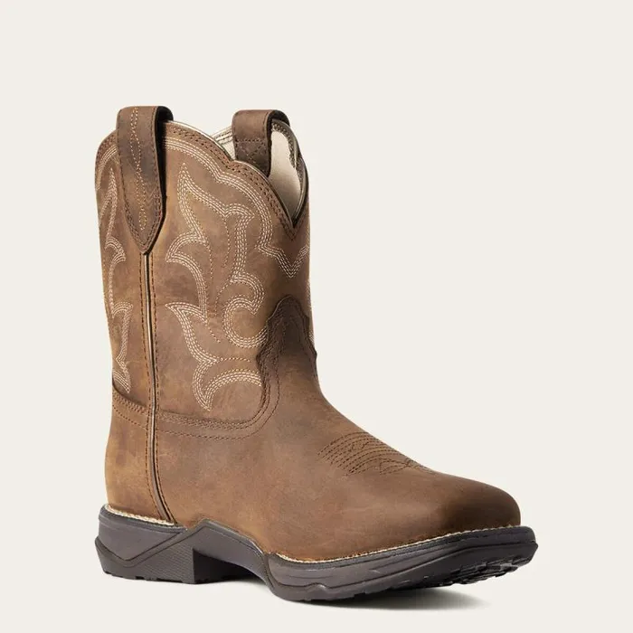 Women Western Boots Ariat Anthem Shortie II Waterproof Western Boot Distressed Brown Women Western Boots Ariat Anthem Shortie II Waterproof Western Boot Distressed Brown