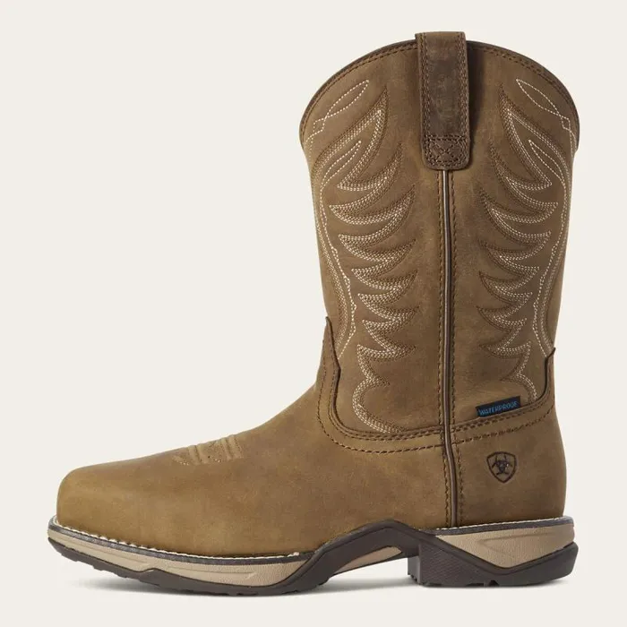 Women Western Boots Ariat Anthem Waterproof Composite Toe Work Boot Distressed Brown Women Western Boots Ariat Anthem Waterproof Composite Toe Work Boot Distressed Brown