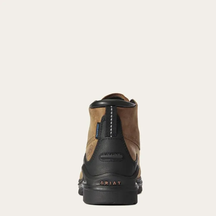 Women Western Boots Ariat Barnyard Lace Waterproof Boot Weathered Brown Women Western Boots Ariat Barnyard Lace Waterproof Boot Weathered Brown