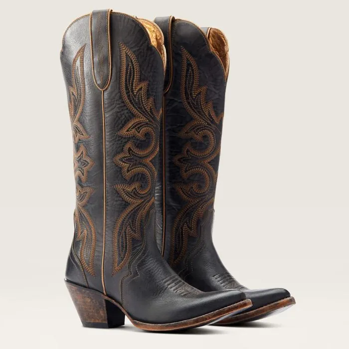 Women Western Boots Ariat Belinda StretchFit Western Boot Beduino Black Women Western Boots Ariat Belinda StretchFit Western Boot Beduino Black