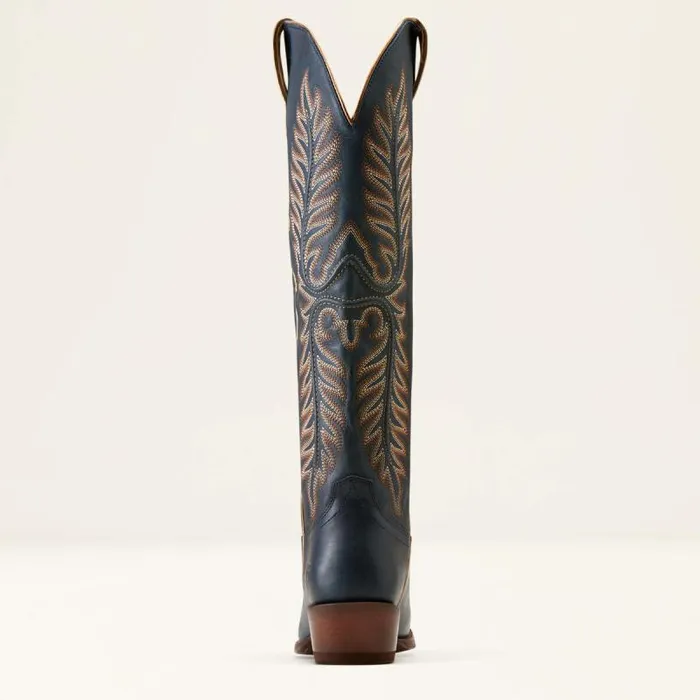Women Western Boots Ariat Belle Stretchfit Western Boot Nautical Navy Women Western Boots Ariat Belle Stretchfit Western Boot Nautical Navy