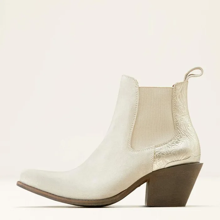 Women Western Boots Ariat Bradley Western Boot Cloud White Suedeembossed Pearl Women Western Boots Ariat Bradley Western Boot Cloud White Suedeembossed Pearl