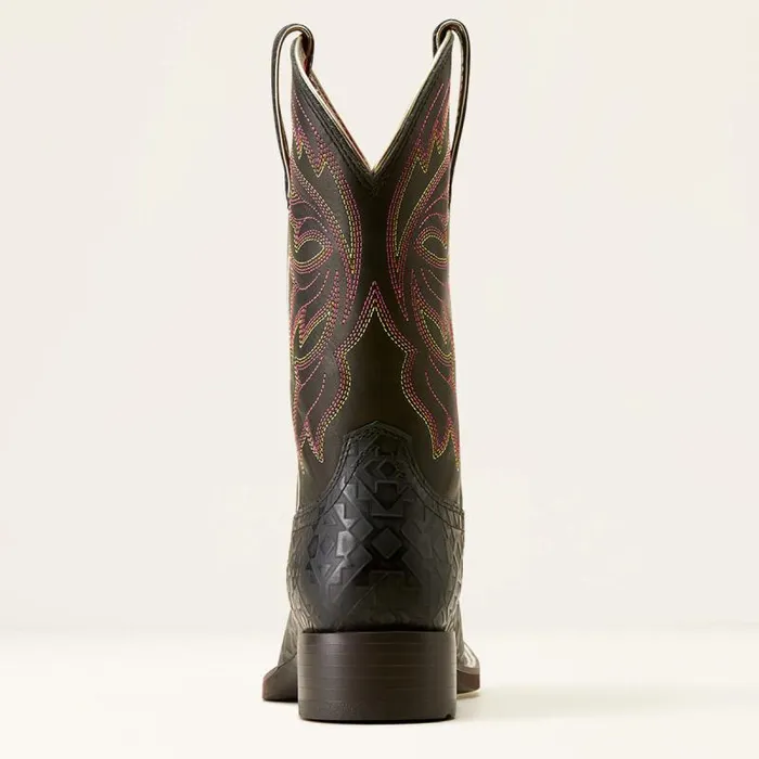 Women Western Boots Ariat Buckley Western Boot Black Blanket Embosslimousine Black Women Western Boots Ariat Buckley Western Boot Black Blanket Embosslimousine Black