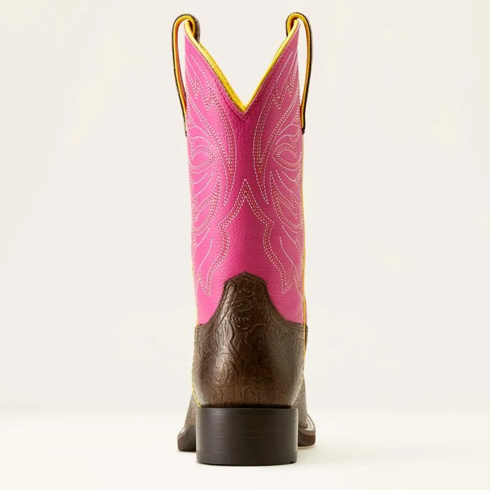 Women Western Boots Ariat Buckley Western Boot Bronze Ageblushing Pink Women Western Boots Ariat Buckley Western Boot Bronze Ageblushing Pink
