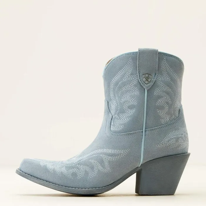 Women Western Boots Ariat Chandler Western Boot Baby Blue Jean Suede Women Western Boots Ariat Chandler Western Boot Baby Blue Jean Suede