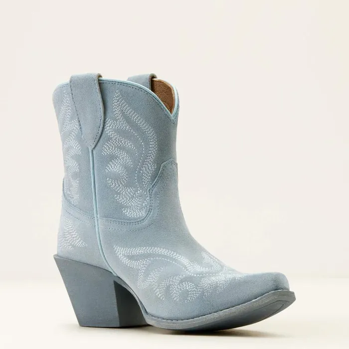 Women Western Boots Ariat Chandler Western Boot Baby Blue Jean Suede Women Western Boots Ariat Chandler Western Boot Baby Blue Jean Suede